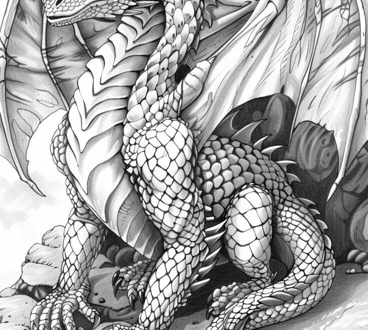 Free Printable Dragon Coloring Pages For Kids Adults Storiespub