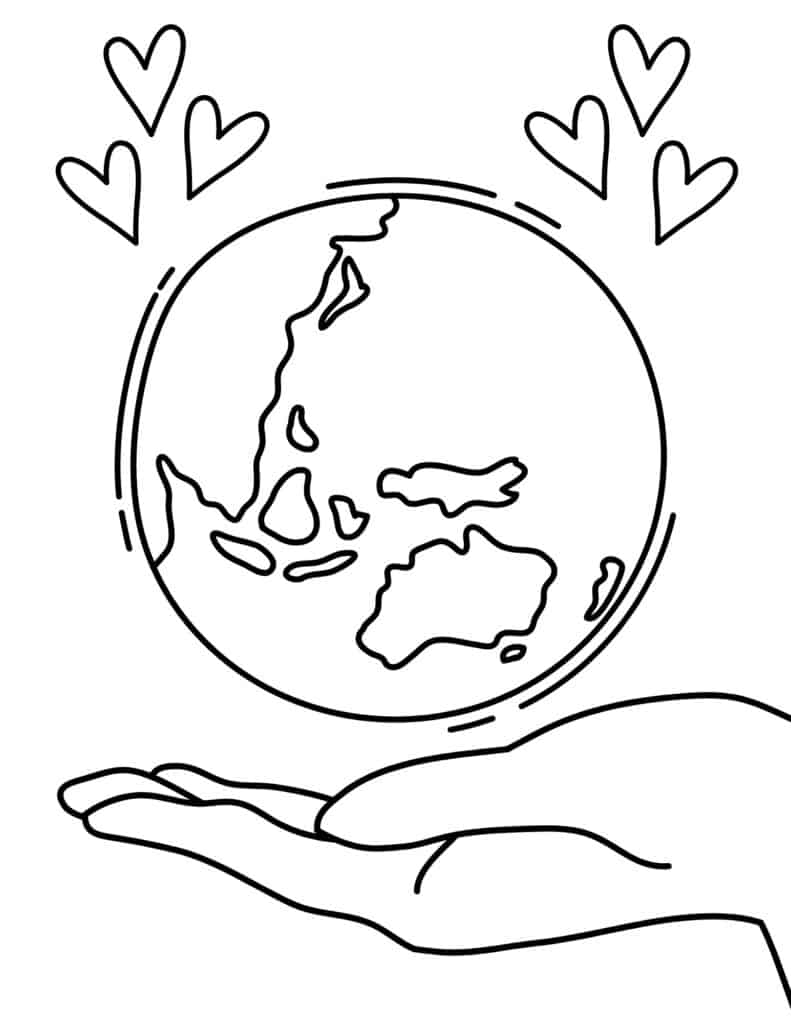 earth day coloring pages