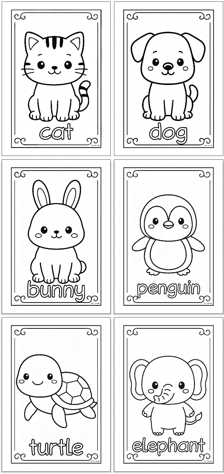 Free Printable Easy Animal Coloring Pages The Artisan Life Free Printable Easy Animal Coloring Pages The Artisan Life