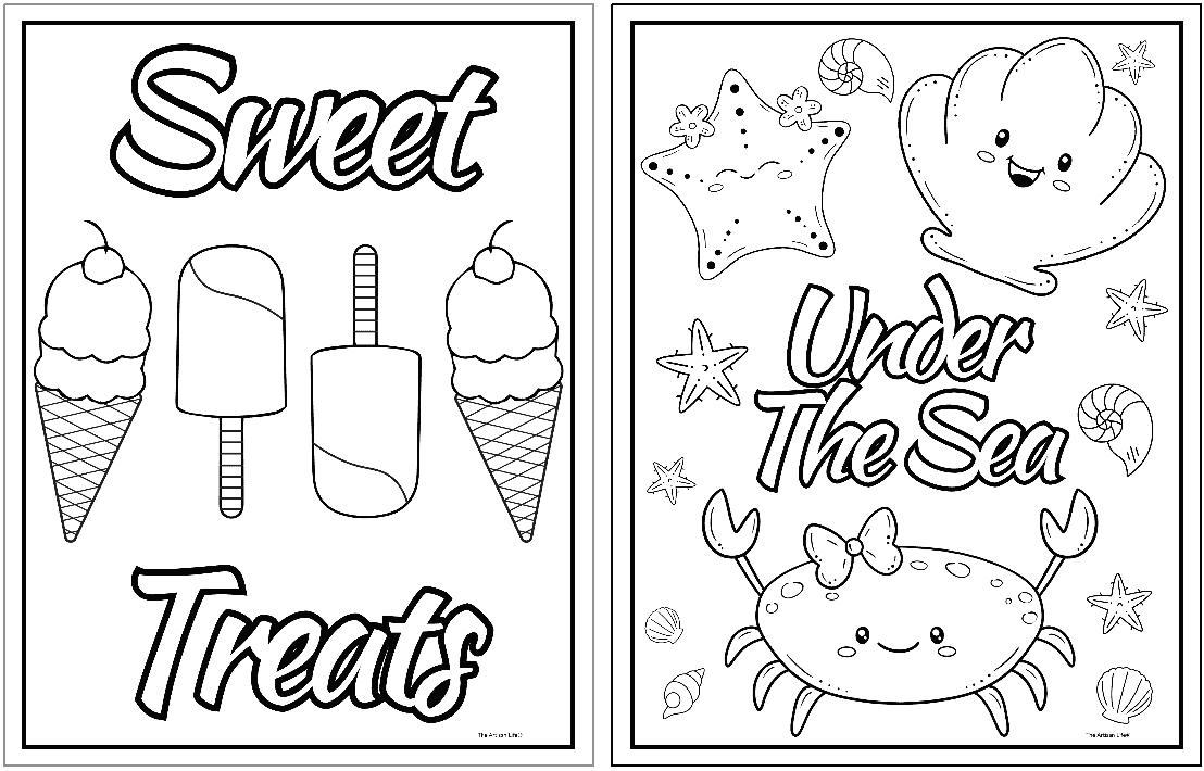 coloring pages for summer coloring pages for summer