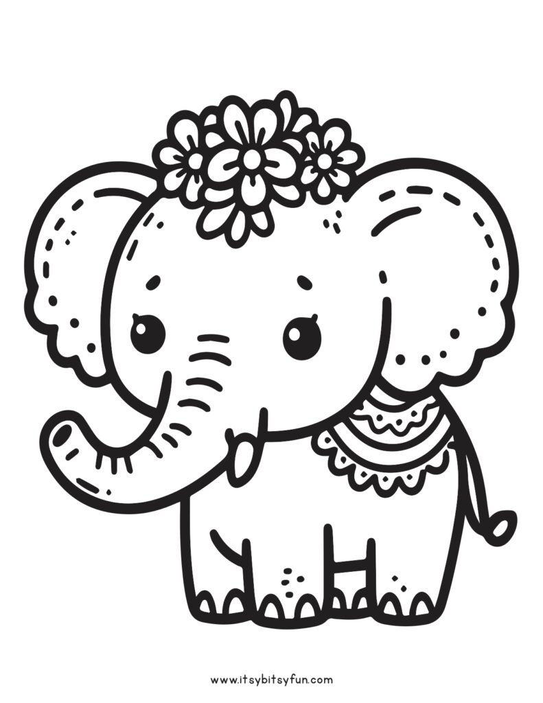 Free Printable Elephant Coloring Pages For Kids Itsy Bitsy Fun Free Printable Elephant Coloring Pages For Kids Itsy Bitsy Fun