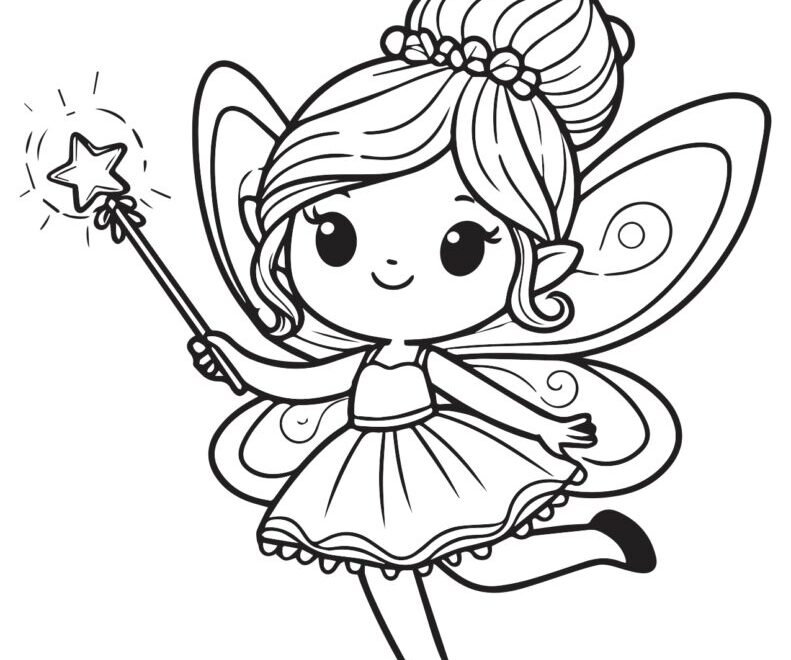 Free Printable Fairy Coloring Pages For Kids Itsy Bitsy Fun
