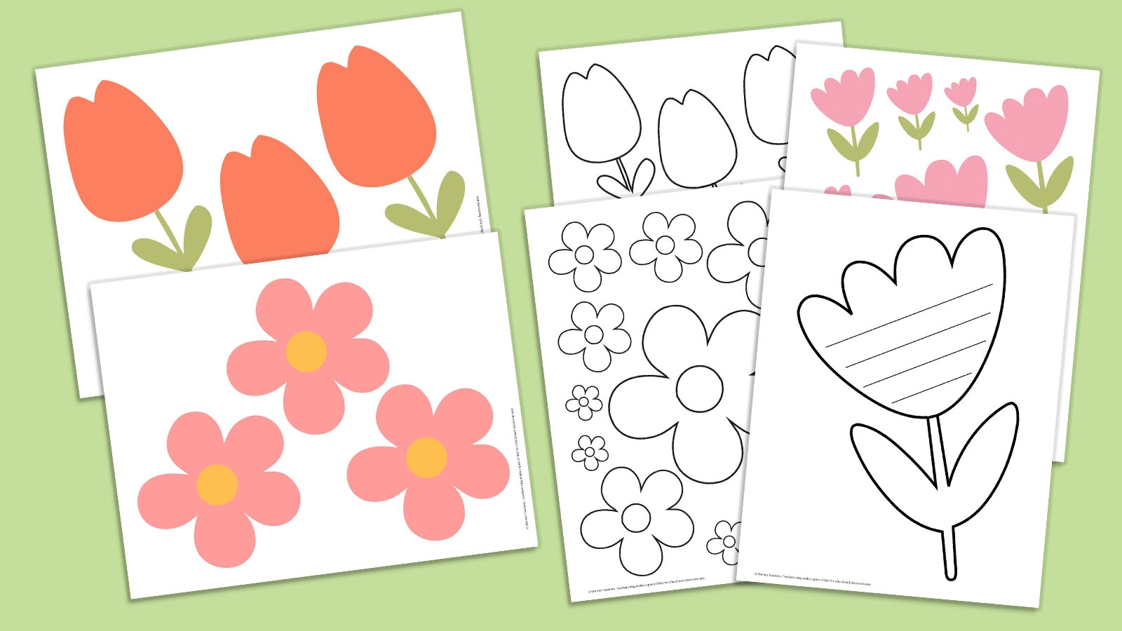 printable flower patterns