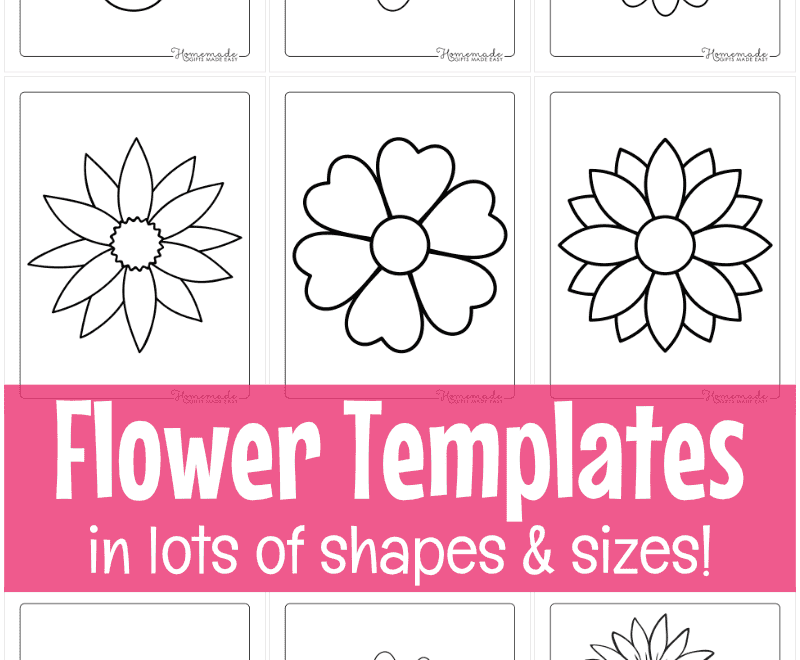 Free Printable Flower Templates For Crafts