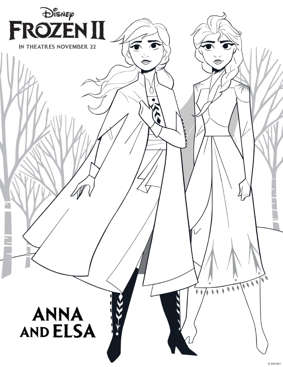 Free Printable Frozen 2 Coloring Pages And Activity Sheets Crazy Adventures In Parenting