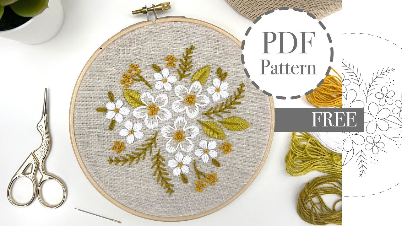 printable embroidery patterns