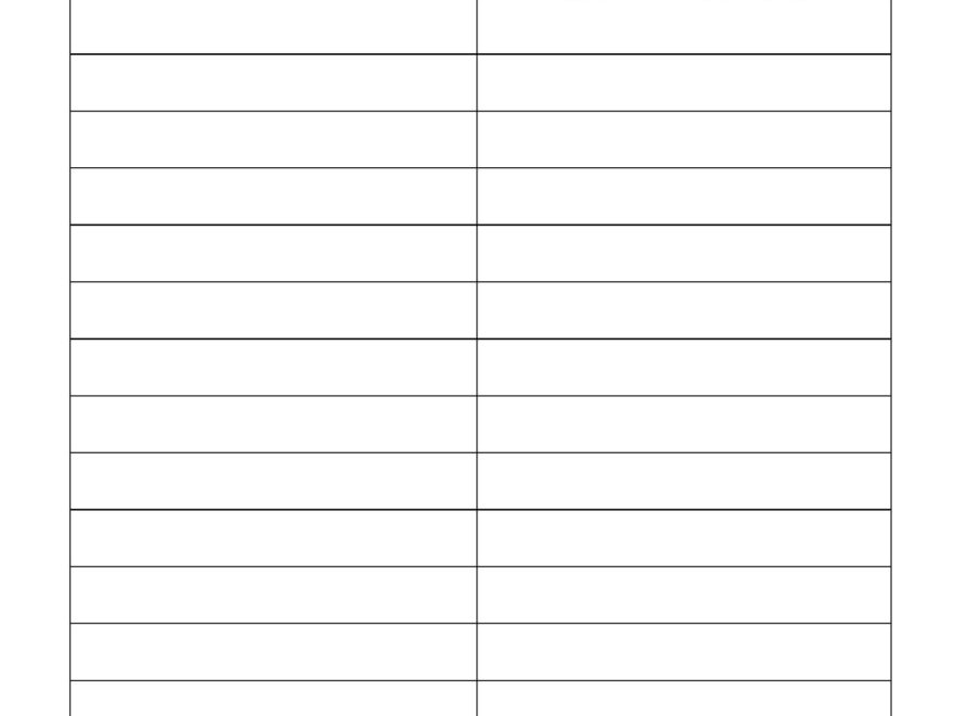 Free Printable Potluck Sign Up Sheet Template