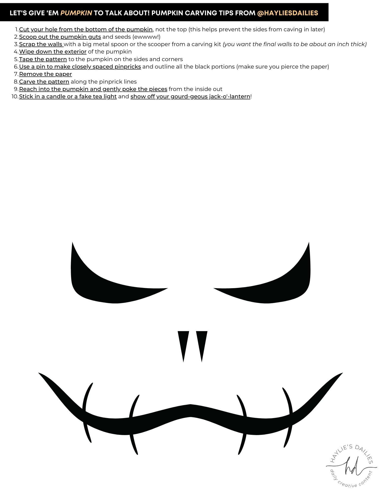 Free Printable Pumpkin Carving Patterns For The Most Boo tiful Jack o Lanterns In Town Haylie s Dailies Free Printable Pumpkin Carving Patterns For The Most Boo tiful Jack o Lanterns In Town Haylie s Dailies