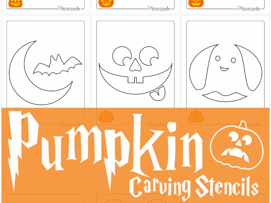 Free Printable Pumpkin Carving Stencils Templates For Halloween