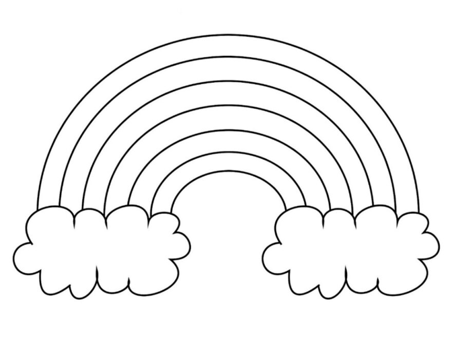 Free Printable Rainbow Coloring Pages What Mommy Does