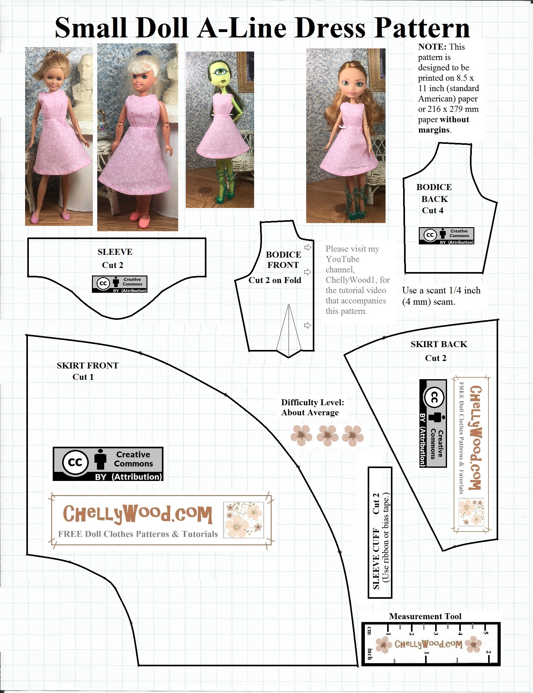 free printable sewing pattern