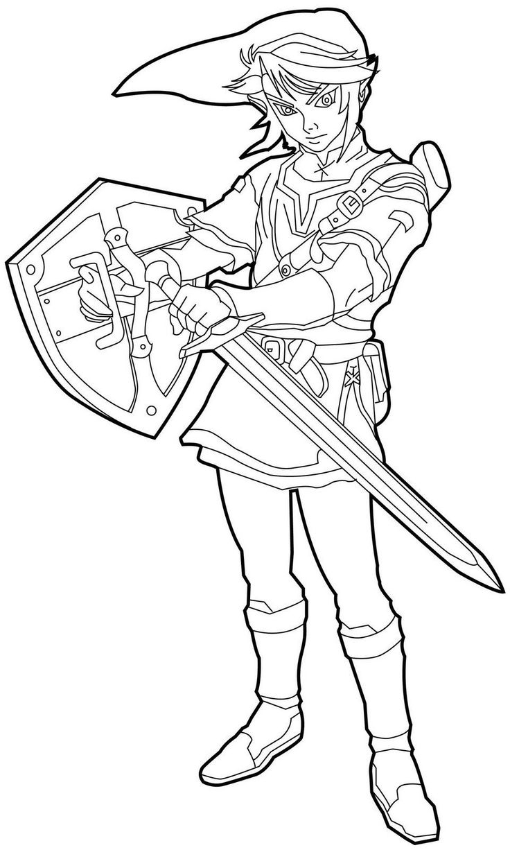 Free Printable Zelda Coloring Pages For Kids Free Printable Zelda Coloring Pages For Kids