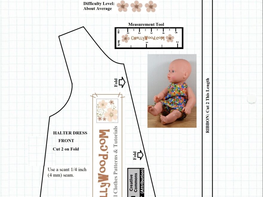 FREE sewing Pattern For Baby dolls ChellyWood crafts Free Doll Clothes Patterns