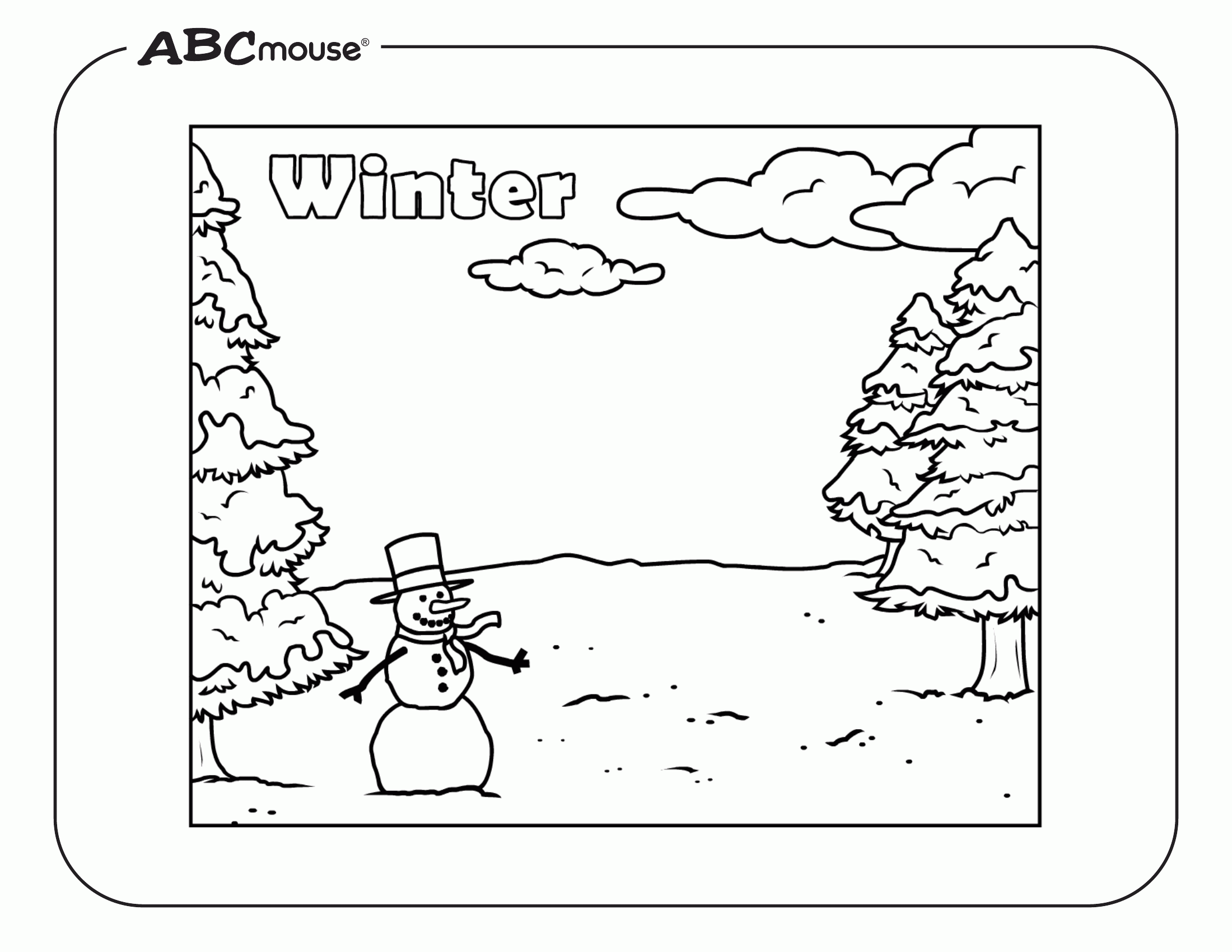 abc mouse coloring pages