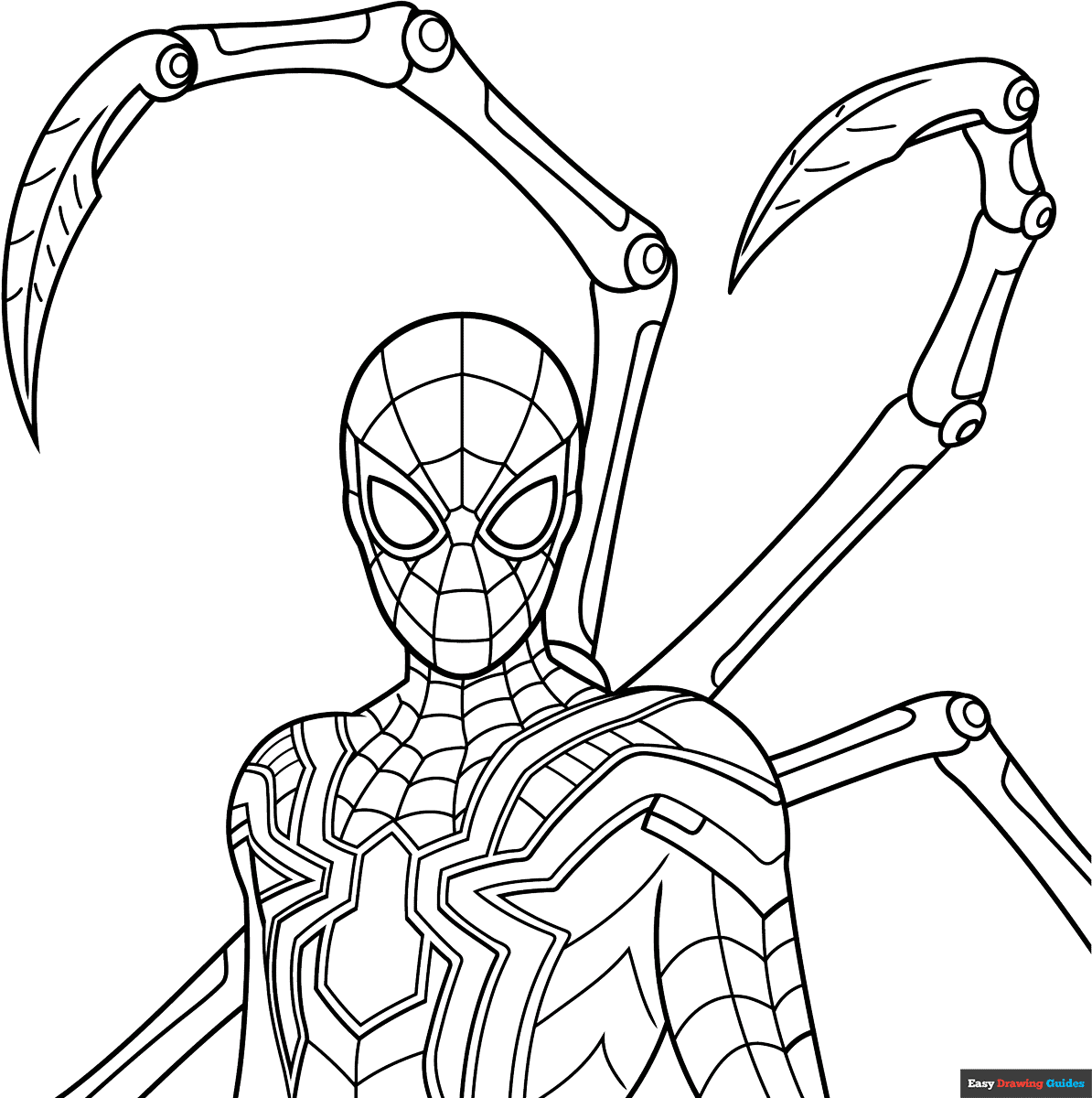 spiderman printable color pages
