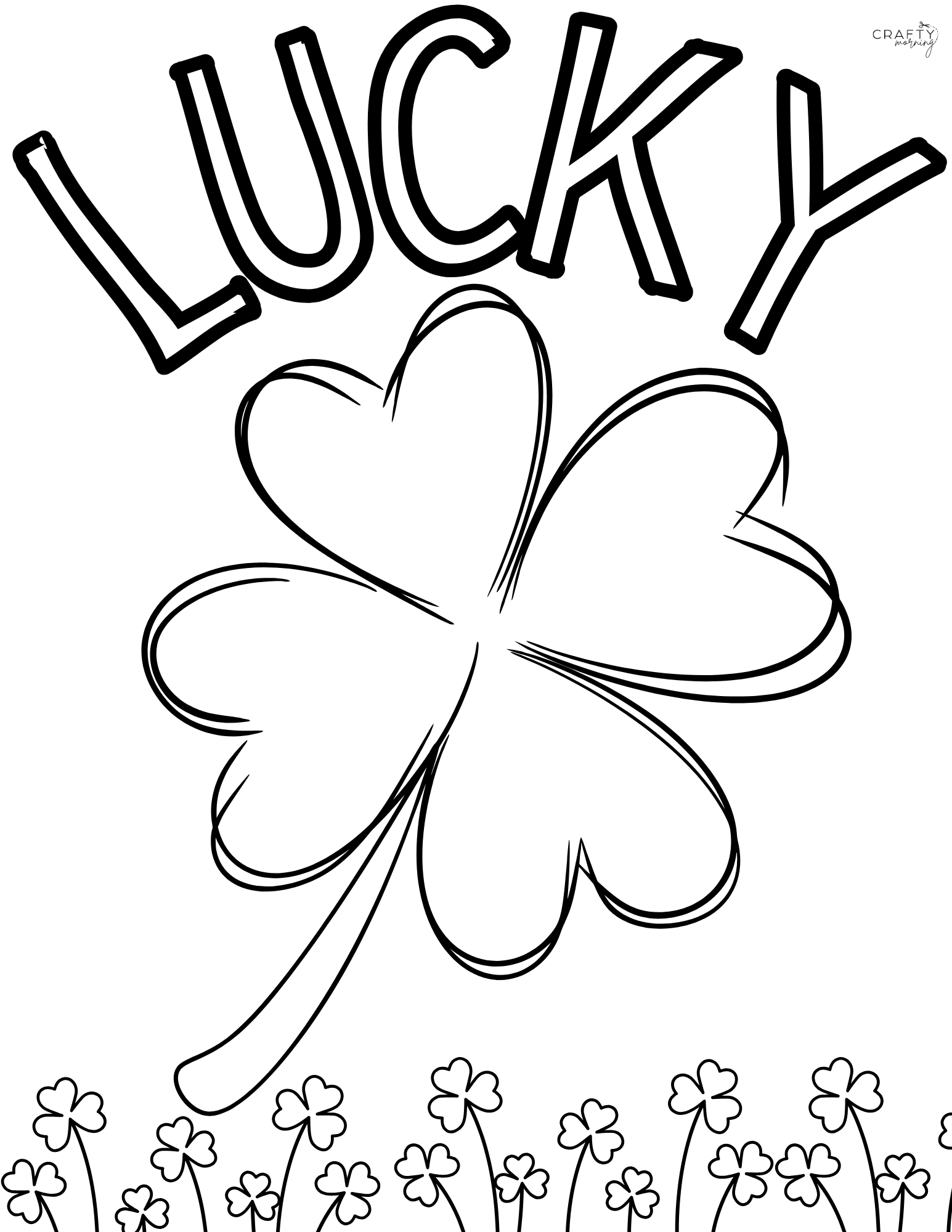st patricks day coloring pages