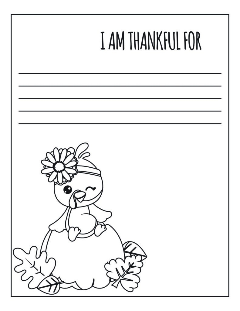 printable coloring pages thanksgiving