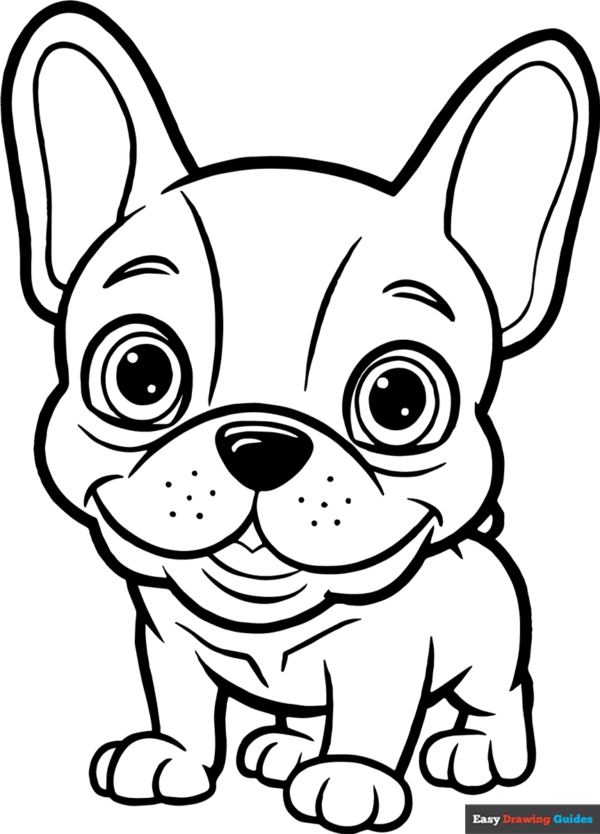 puppies coloring pages printable