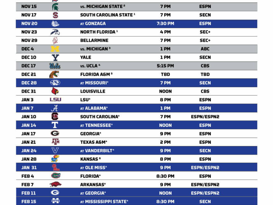 Full 2022 23 UK Men s Basketball Schedule Set UK Athletics