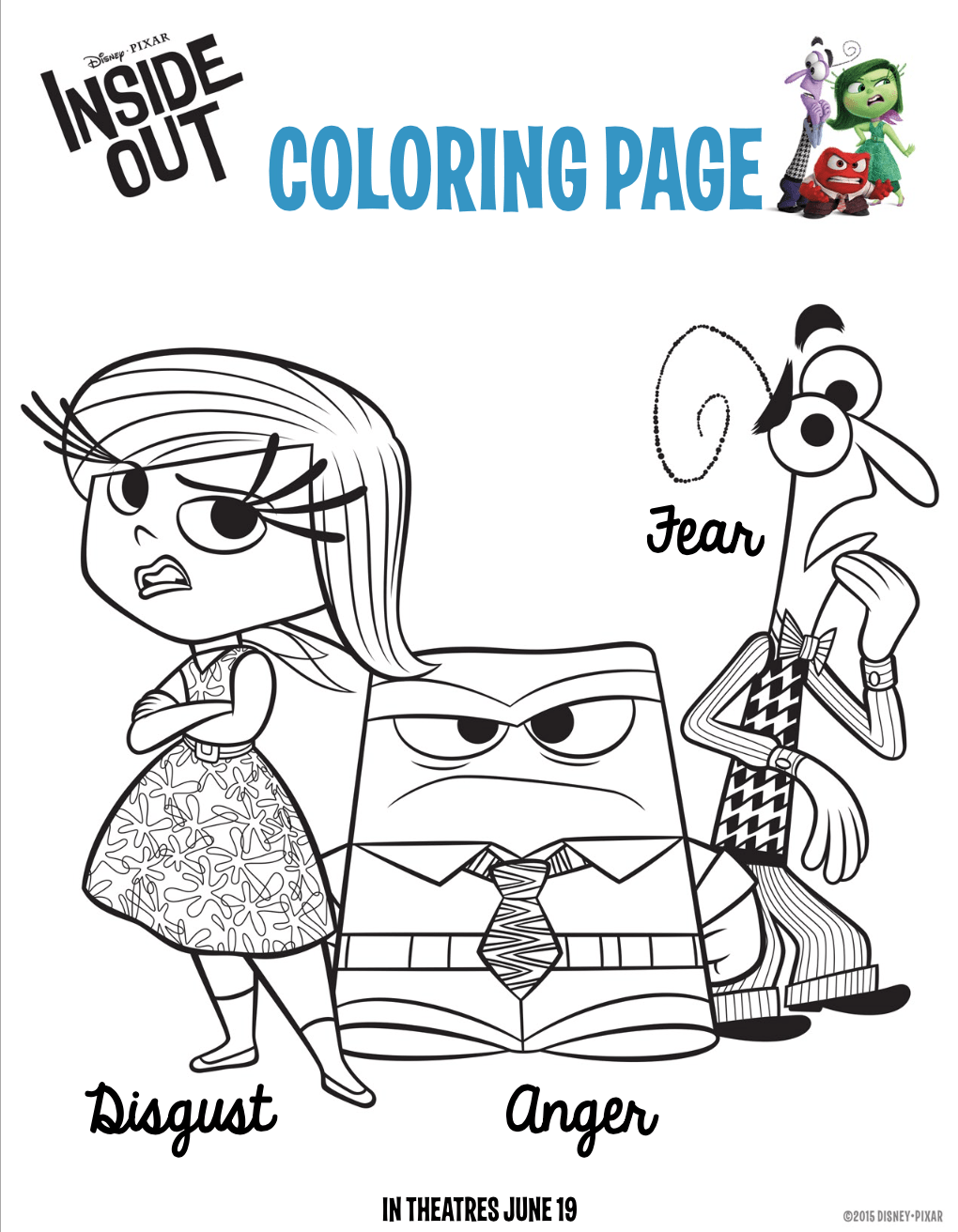 Fun And Free Inside Out Coloring Pages Hispana Global Fun And Free Inside Out Coloring Pages Hispana Global
