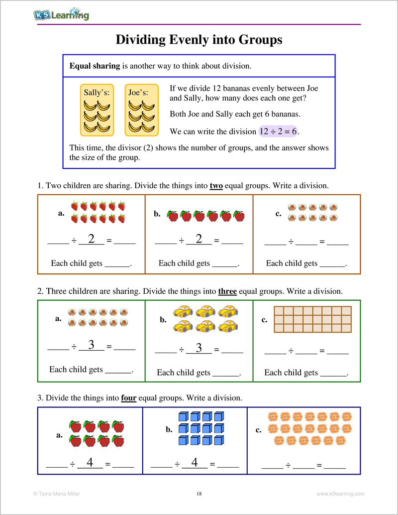 Grade 3 Division Workbook K5 Bookstore Grade 3 Division Workbook K5 Bookstore