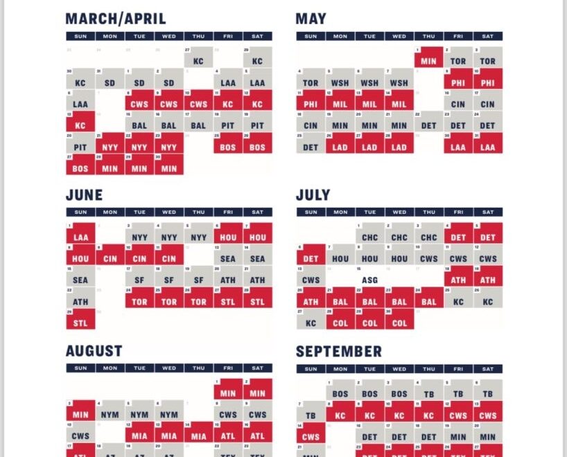 Guardians 2025 Season Schedule Cleveland Sports Talk