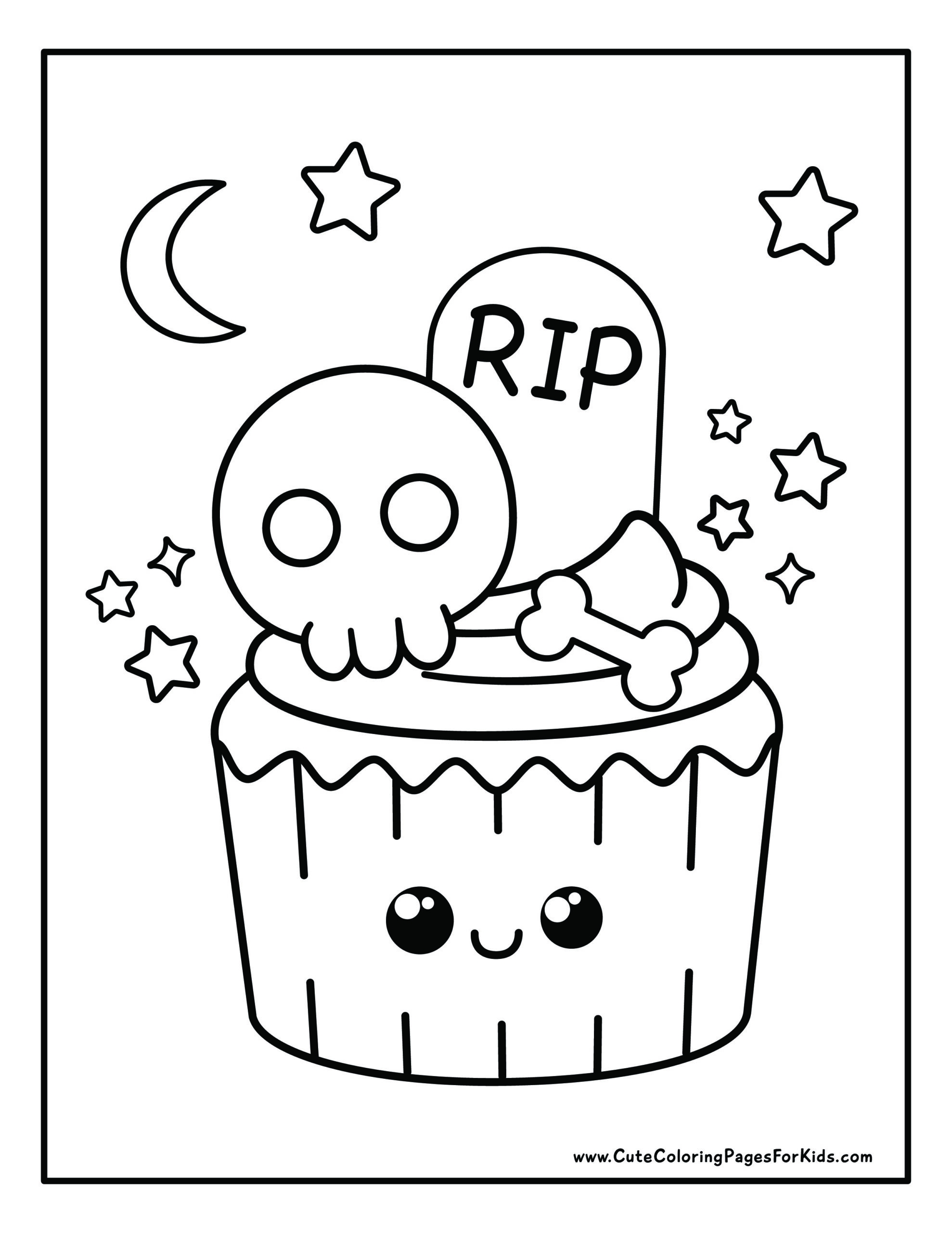 free printable halloween color sheets