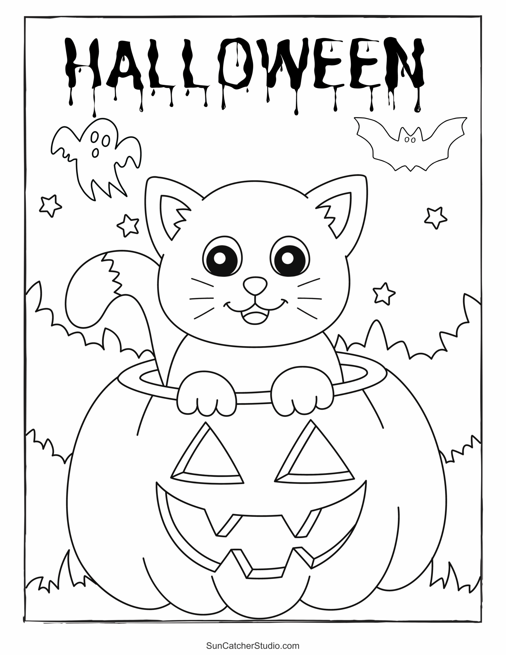 Halloween Coloring Pages And Coloring Sheets Free Printables Monograms Design Tools Patterns DIY Projects Halloween Coloring Pages And Coloring Sheets Free Printables Monograms Design Tools Patterns DIY Projects