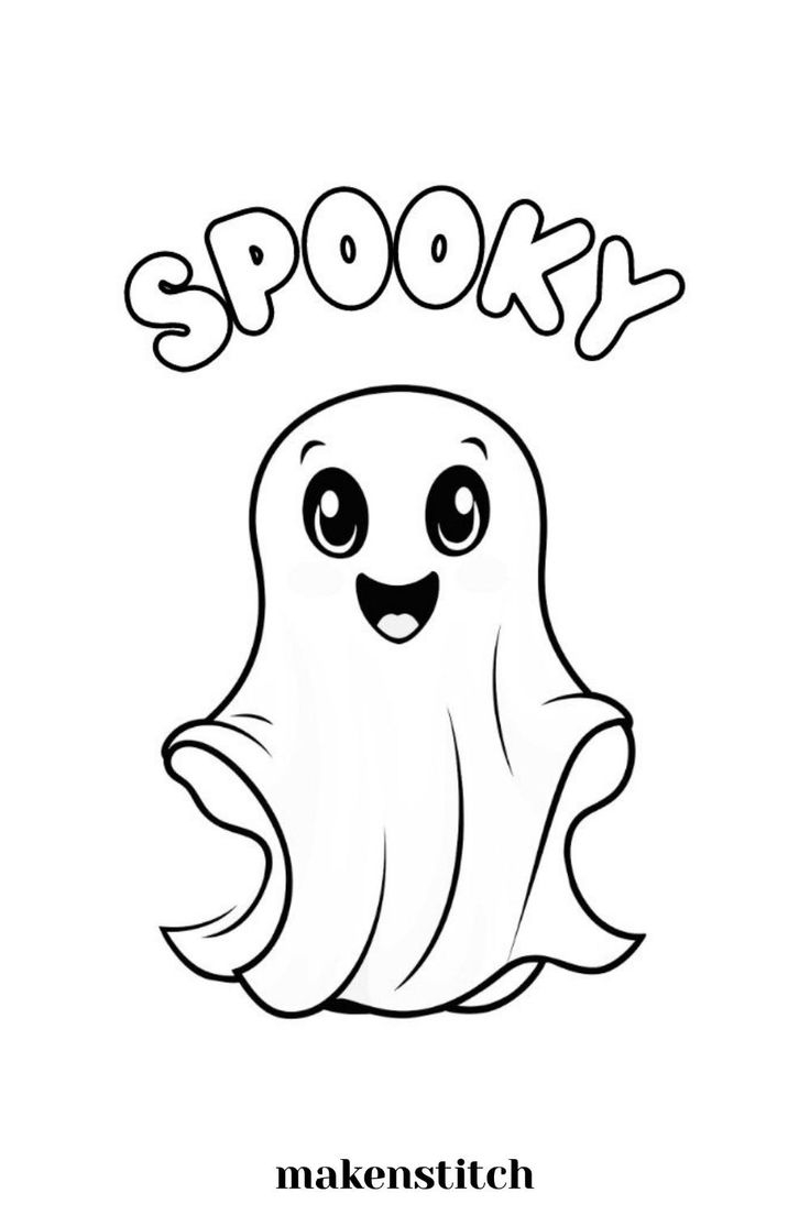 easy halloween coloring pages