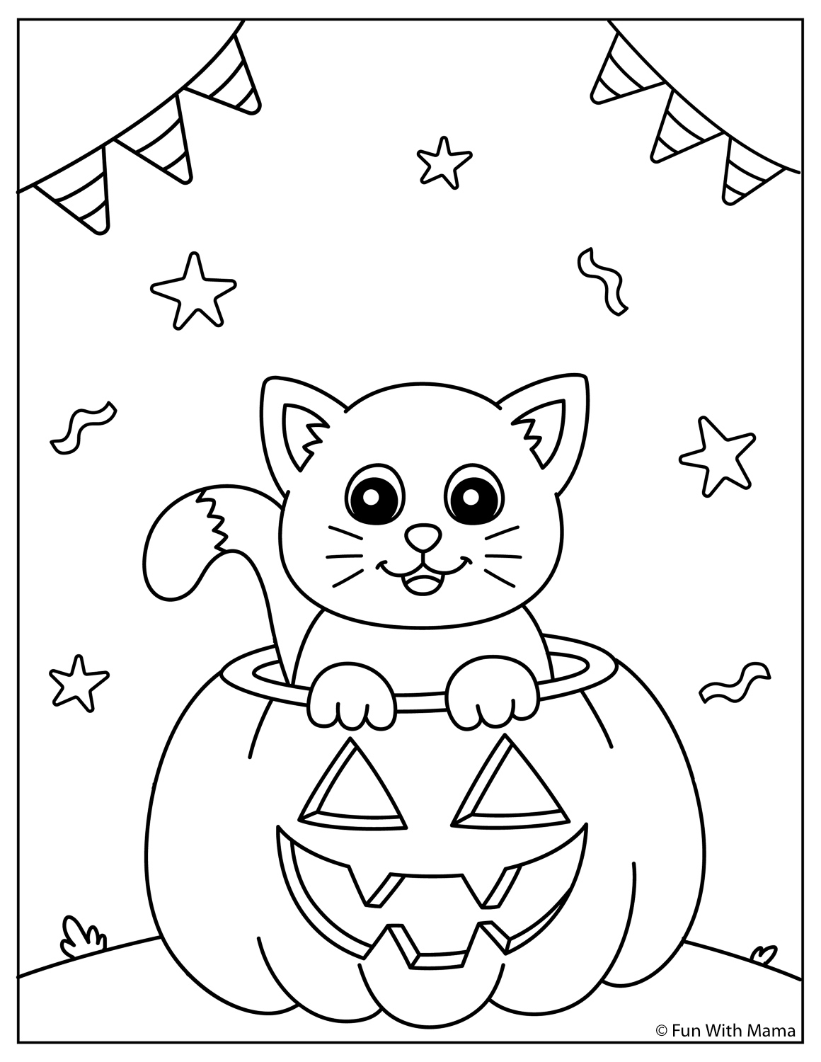 halloween coloring pages to print