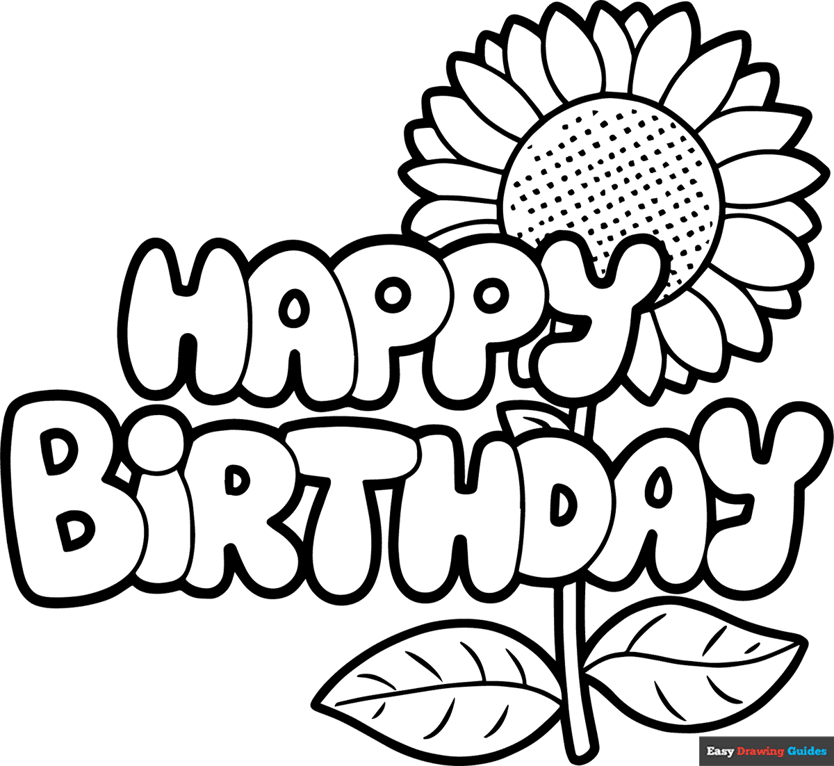 happy birthday coloring printables happy birthday coloring printables