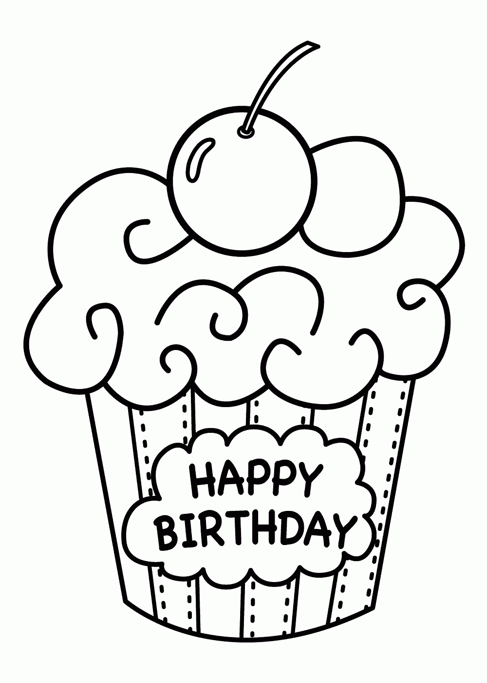 happy birthday free printable coloring pages happy birthday free printable coloring pages