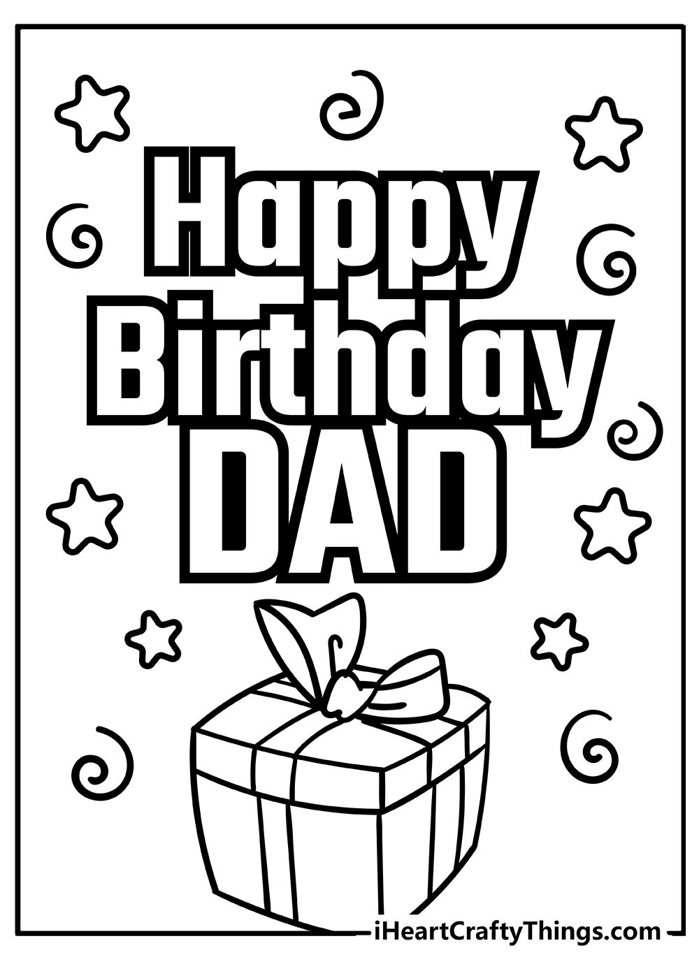 Happy Birthday Dad Coloring Pages 100 Free Printables Happy Birthday Dad Coloring Pages 100 Free Printables