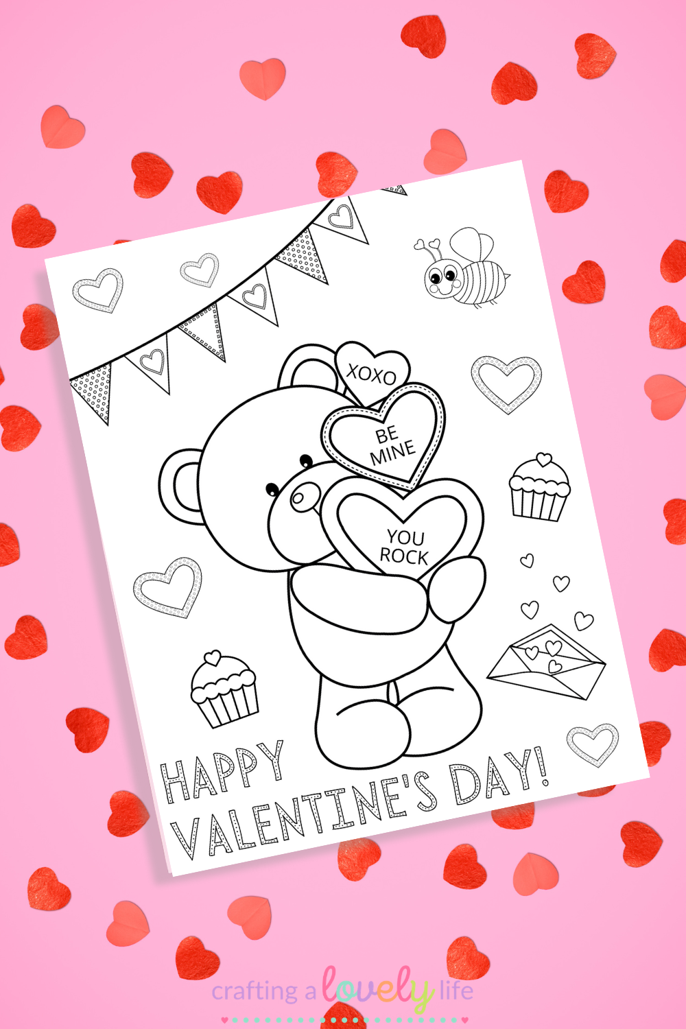 printable valentine coloring pages