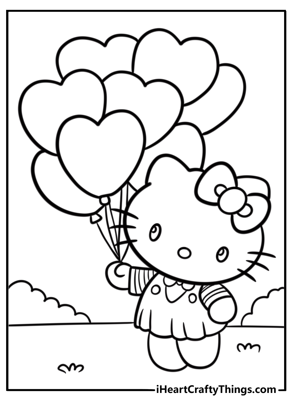 Hello Kitty Coloring Pages 70 Free PDF Printables For Kids