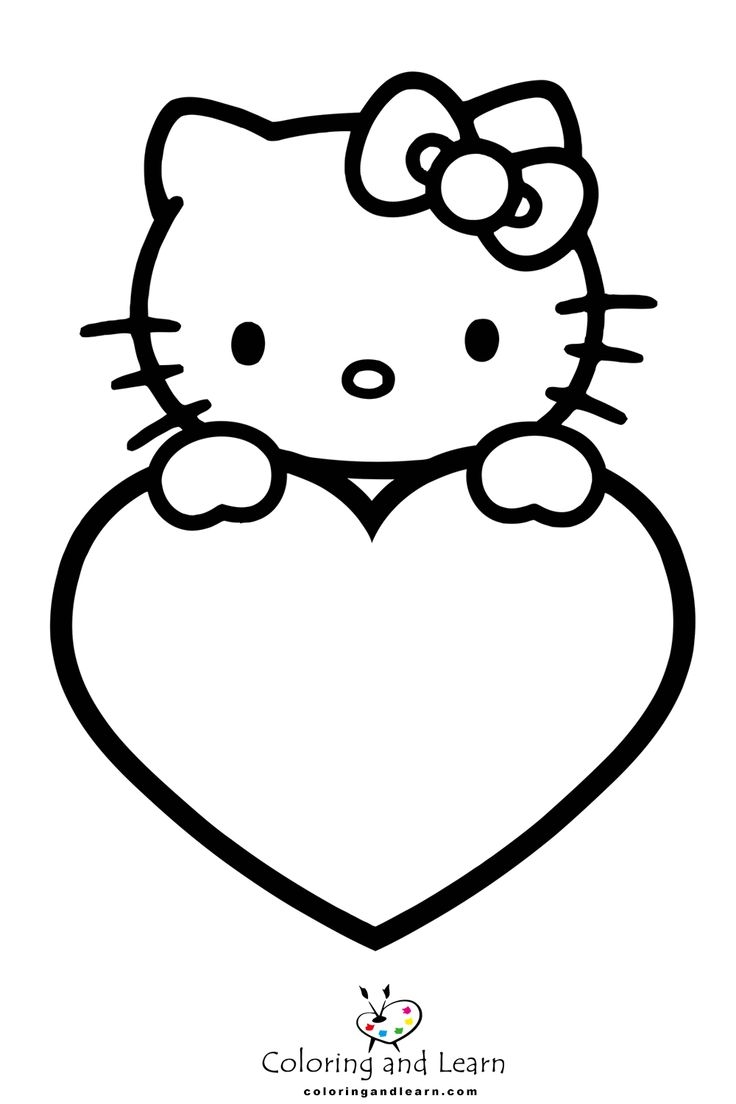 Hello Kitty Coloring Pages Coloringandlearn Hello Kitty Coloring Pages Coloringandlearn