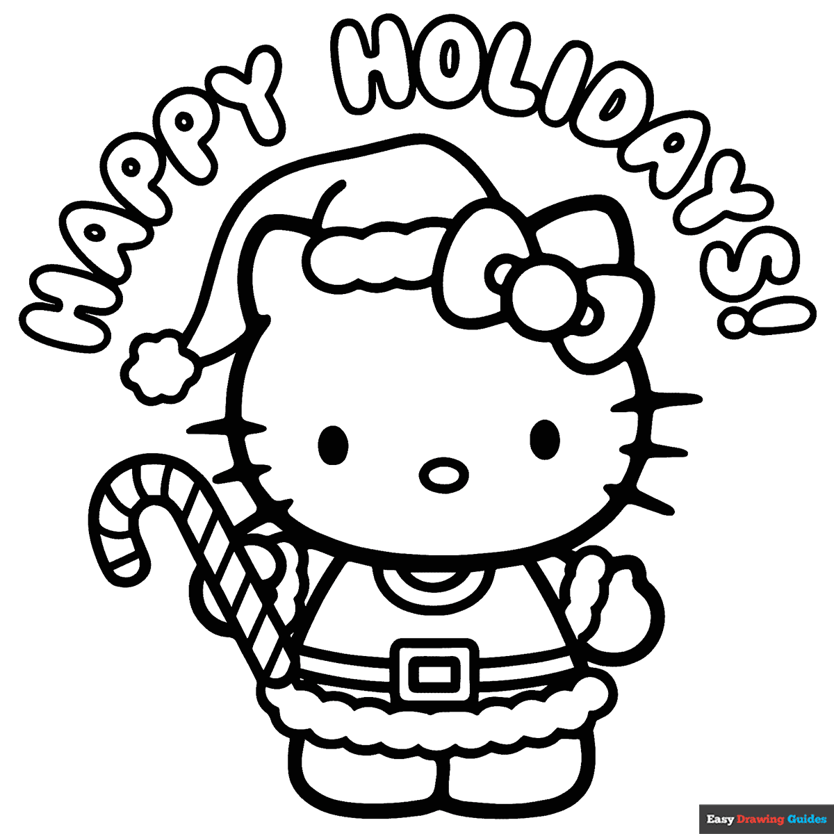 hello kitty printable coloring sheets