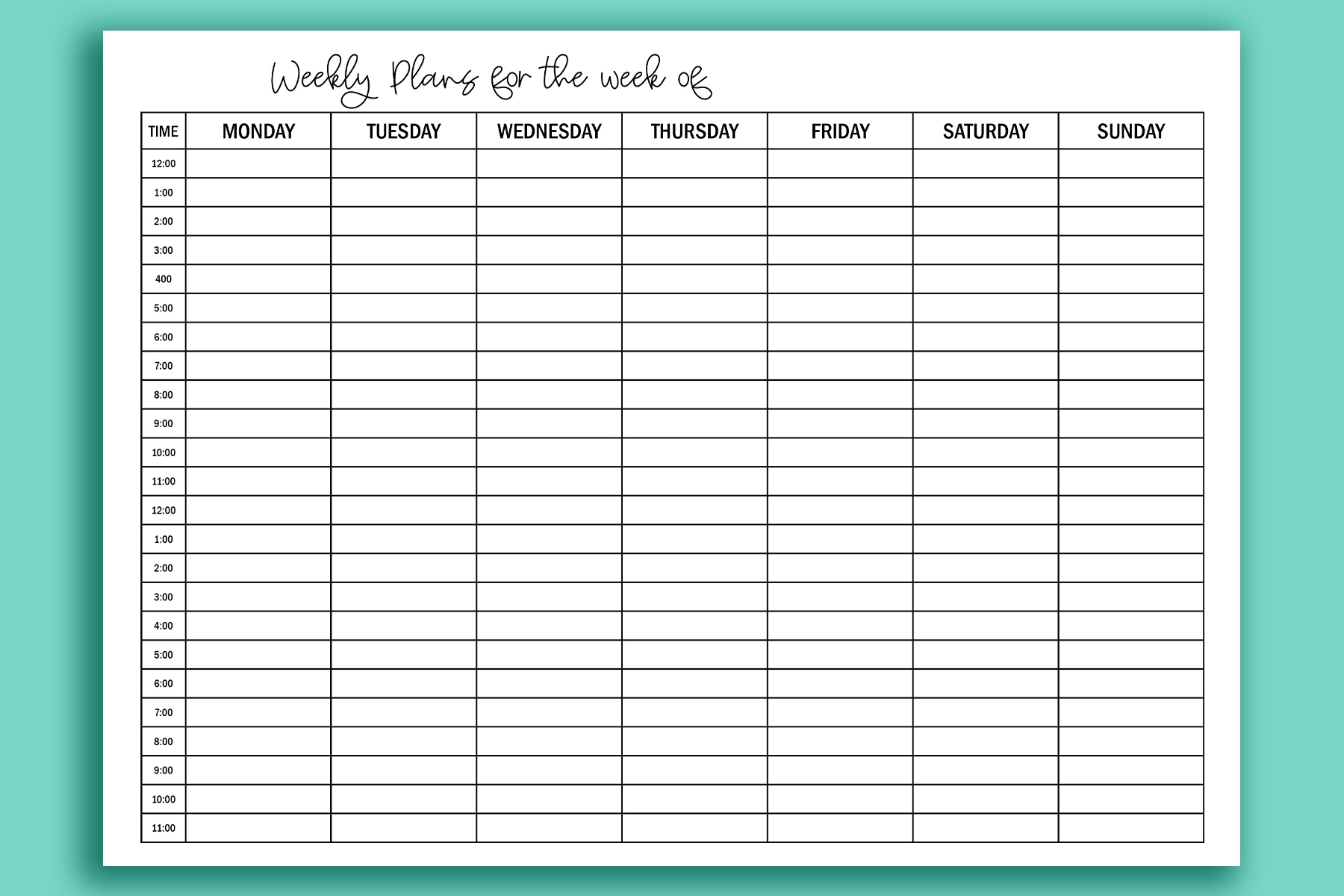 Hourly Weekly Planner Productivity Planner Tips Hourly Weekly Planner Productivity Planner Tips