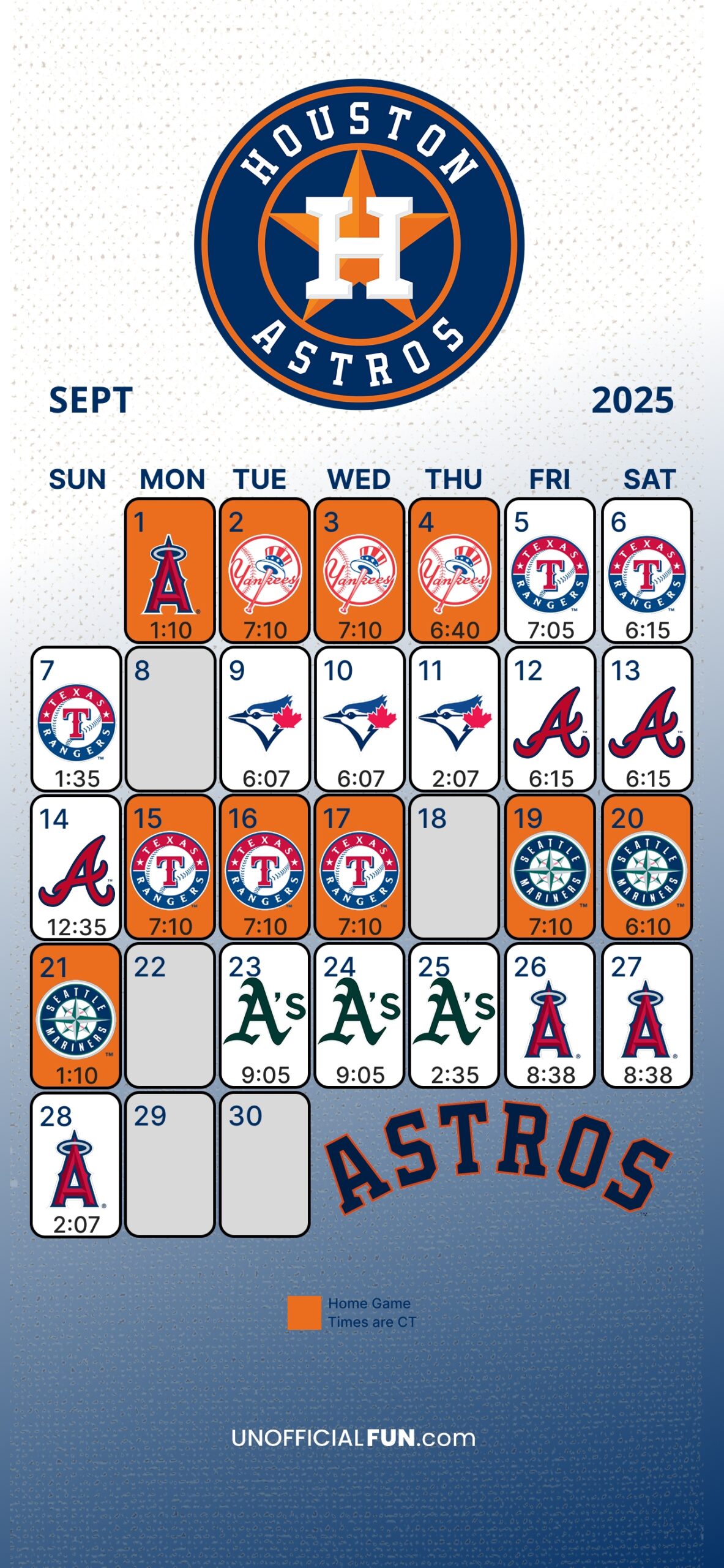 Houston Astros Sept 2025 UnofficialFun Houston Astros Sept 2025 UnofficialFun