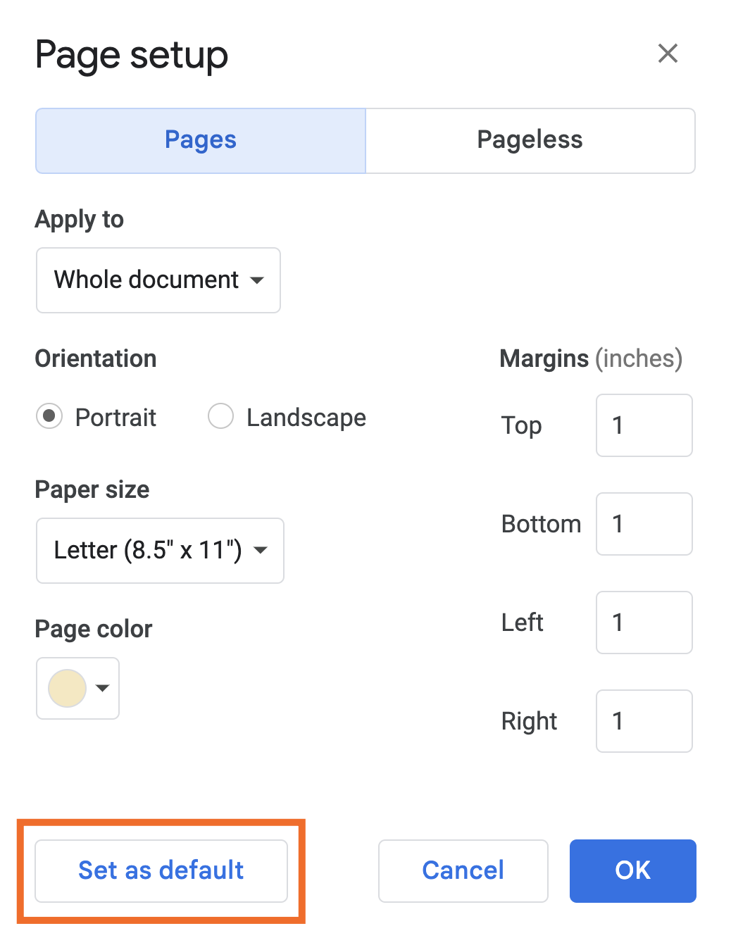 How To Change The Background Color On Google Docs