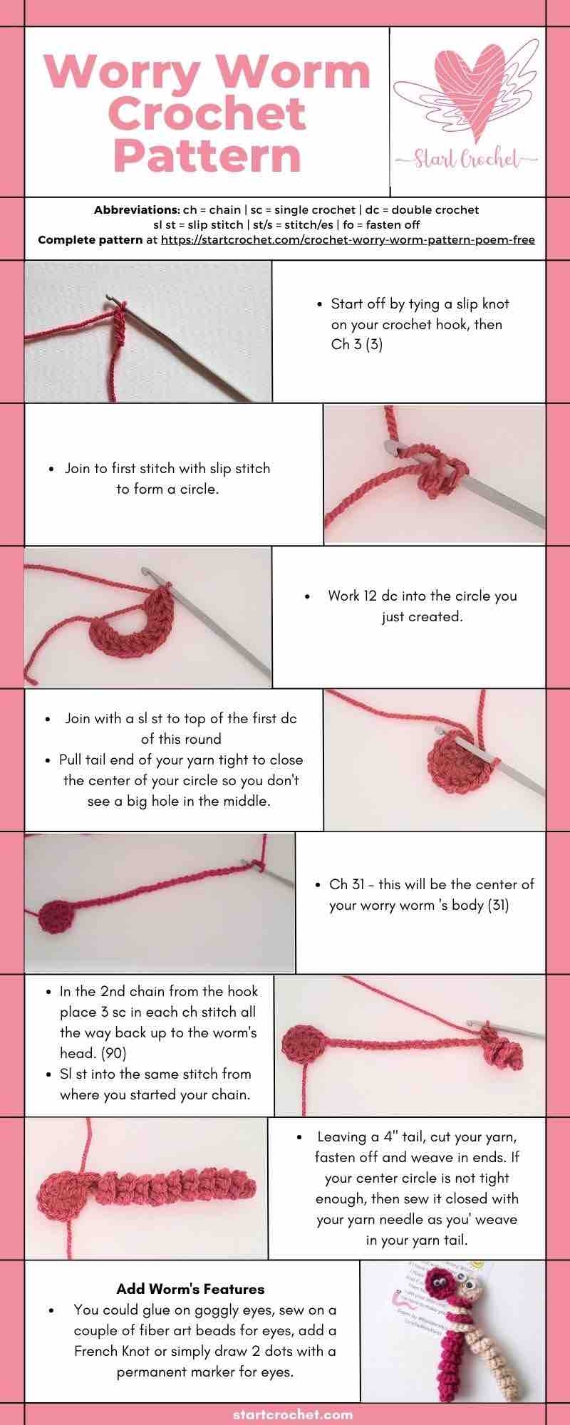 free pdf printable crochet patterns