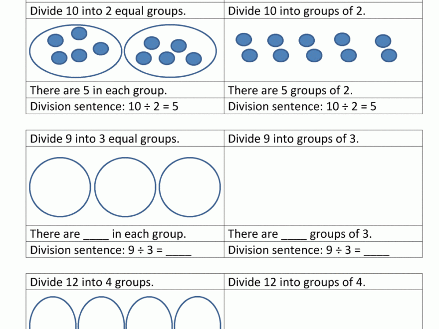 How To Do Division Worksheets