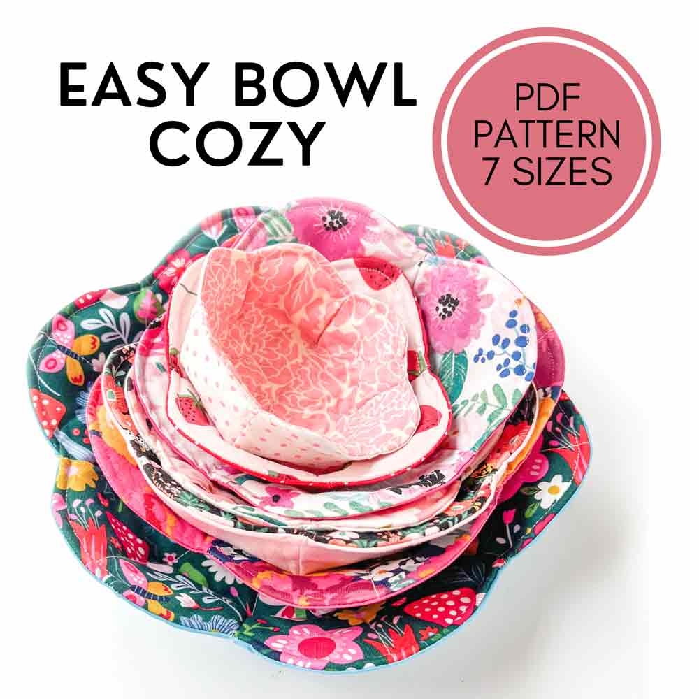 How To Make Bowl Cozies In 3 Sizes Free Template 