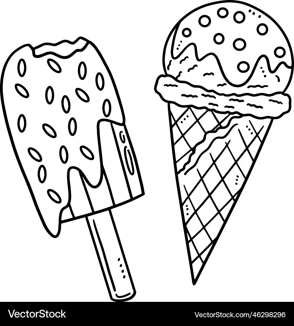 ice cream cone coloring page ice cream cone coloring page