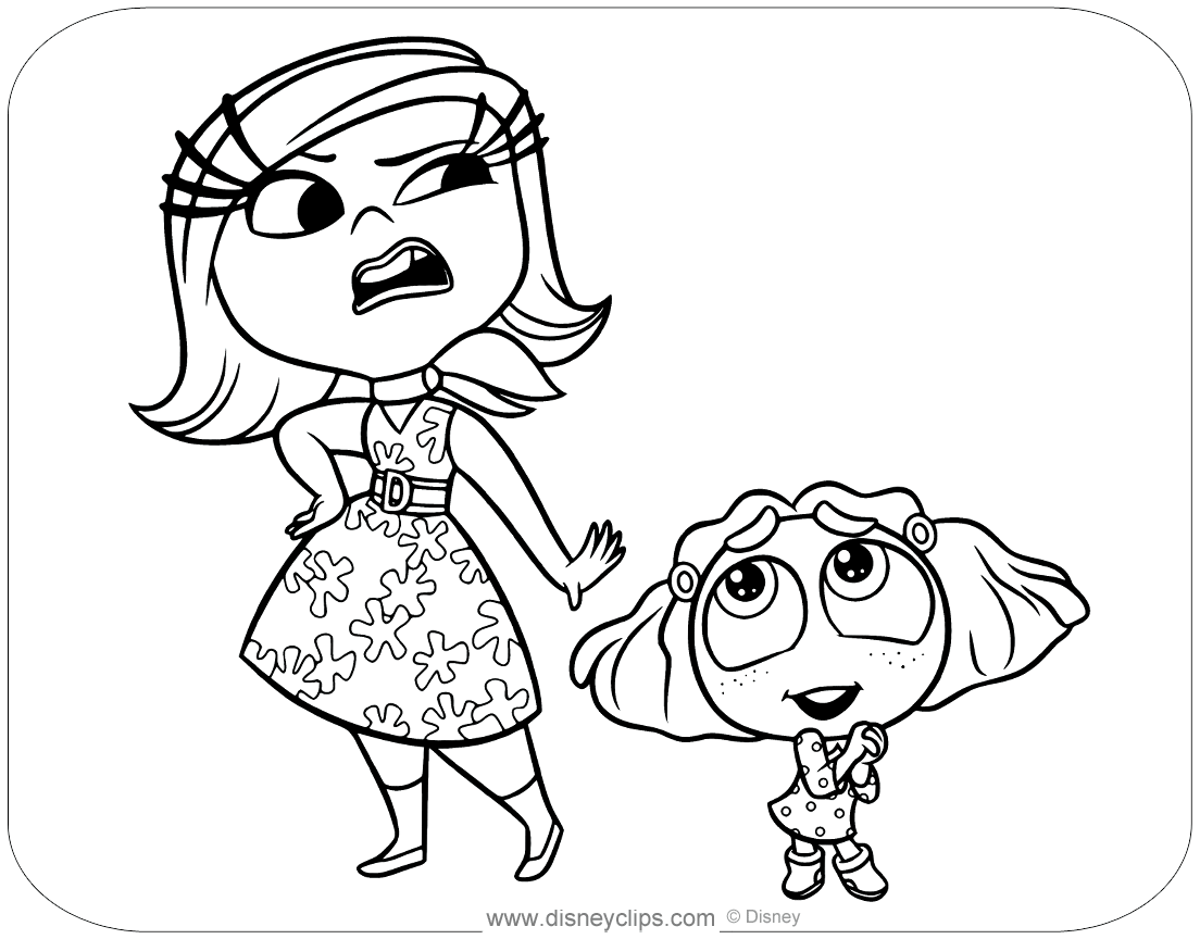 Inside Out 2 Coloring Pages In PDF Disneyclips Inside Out 2 Coloring Pages In PDF Disneyclips