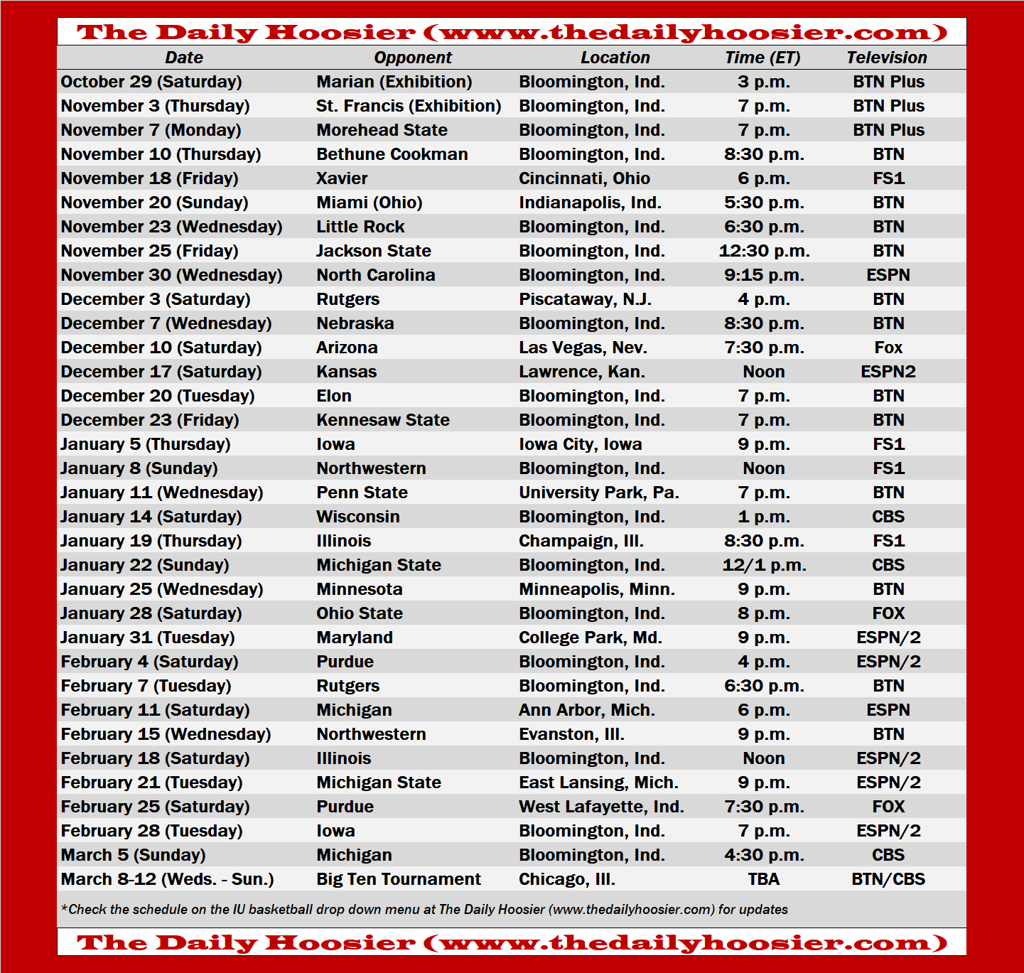 IU Basketball 2022 23 Printable Schedule The Daily Hoosier The Daily Hoosier IU Basketball 2022 23 Printable Schedule The Daily Hoosier The Daily Hoosier