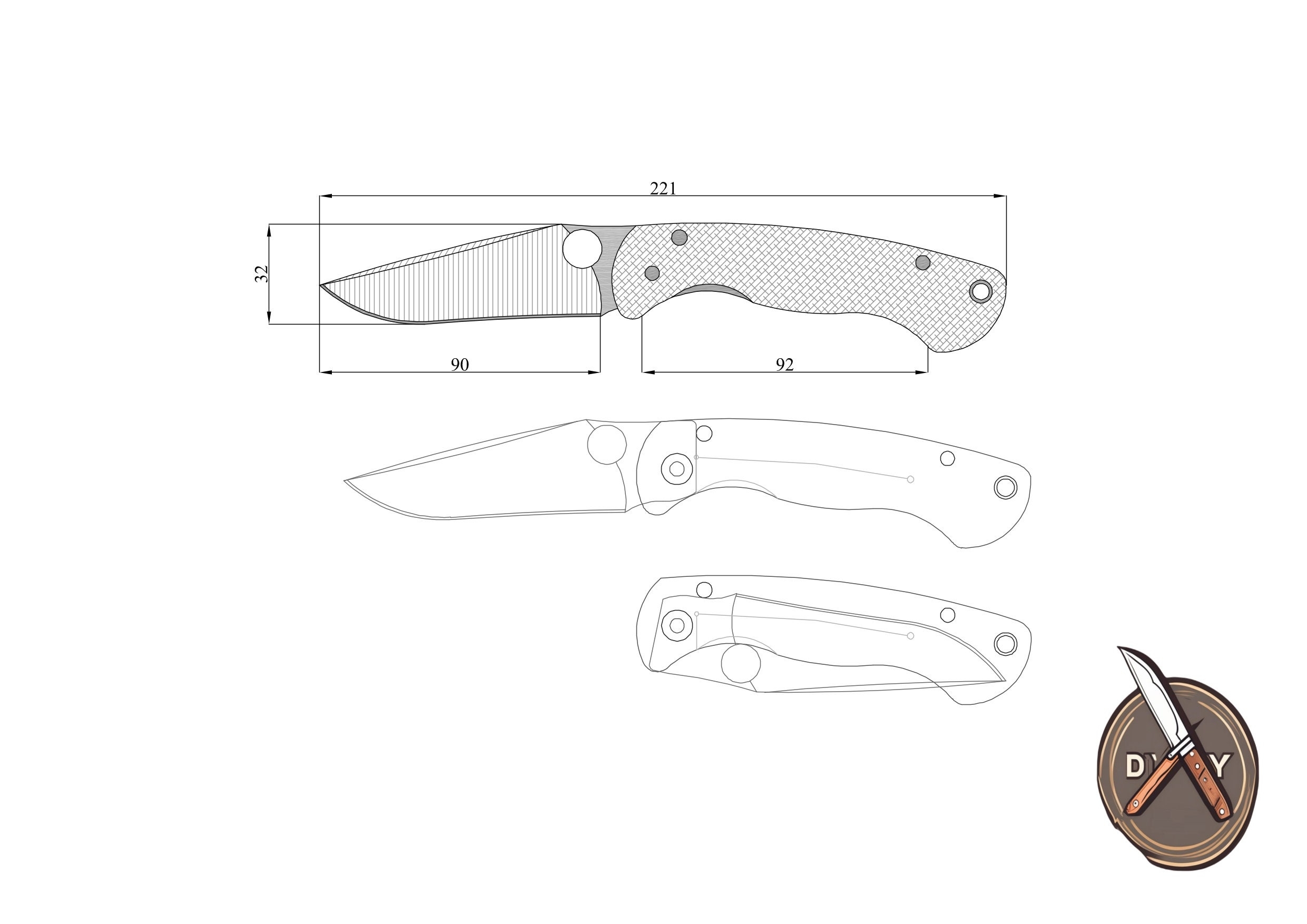 Knife Drawing Sketch Printable Templates Custom Knife Plans Design And Shape Ideas Etsy Knife Drawing Sketch Printable Templates Custom Knife Plans Design And Shape Ideas Etsy