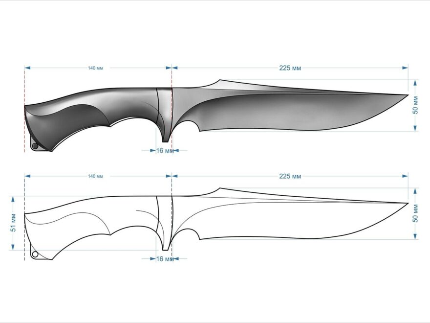 Knife Patterns Discover 800 Knife PDF Patterns Ideas Knife Knife Template And More