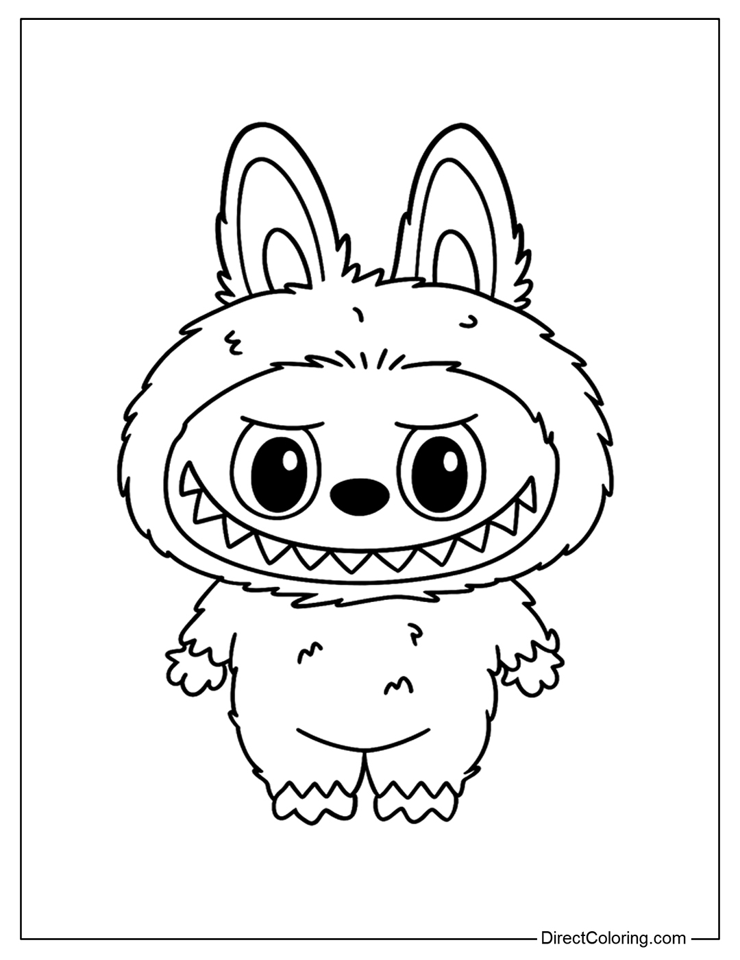 Labubu Coloring Pages Free PDF To Download And Print Labubu Coloring Pages Free PDF To Download And Print