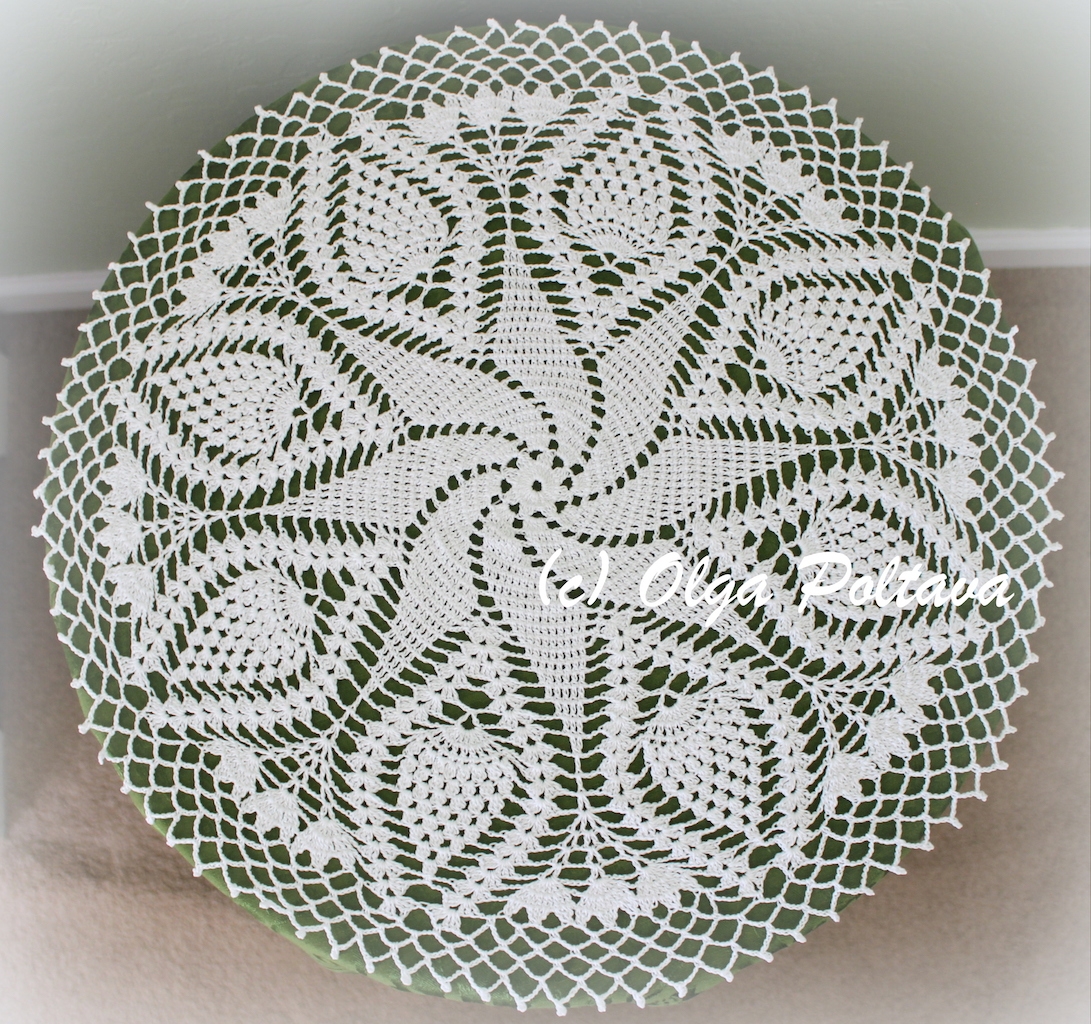 Lacy Crochet Swirl And Pineapples Doily Free Crochet Pattern By Olga Poltava Lacy Crochet Swirl And Pineapples Doily Free Crochet Pattern By Olga Poltava